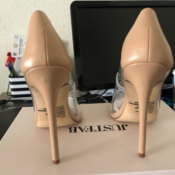 Just Fab Clear Heels - Picture 4 of 7